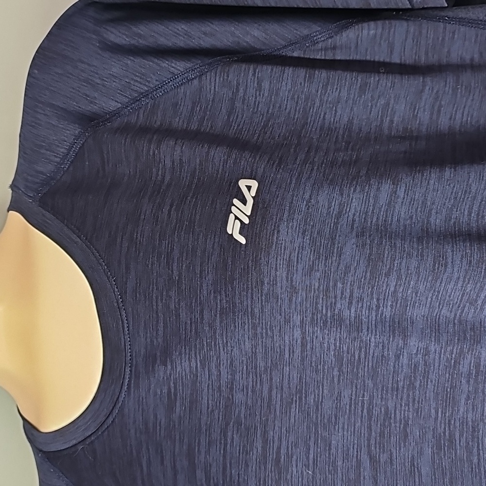 💚 Men’s Fila Blue Top - XL - Picture 4 of 6